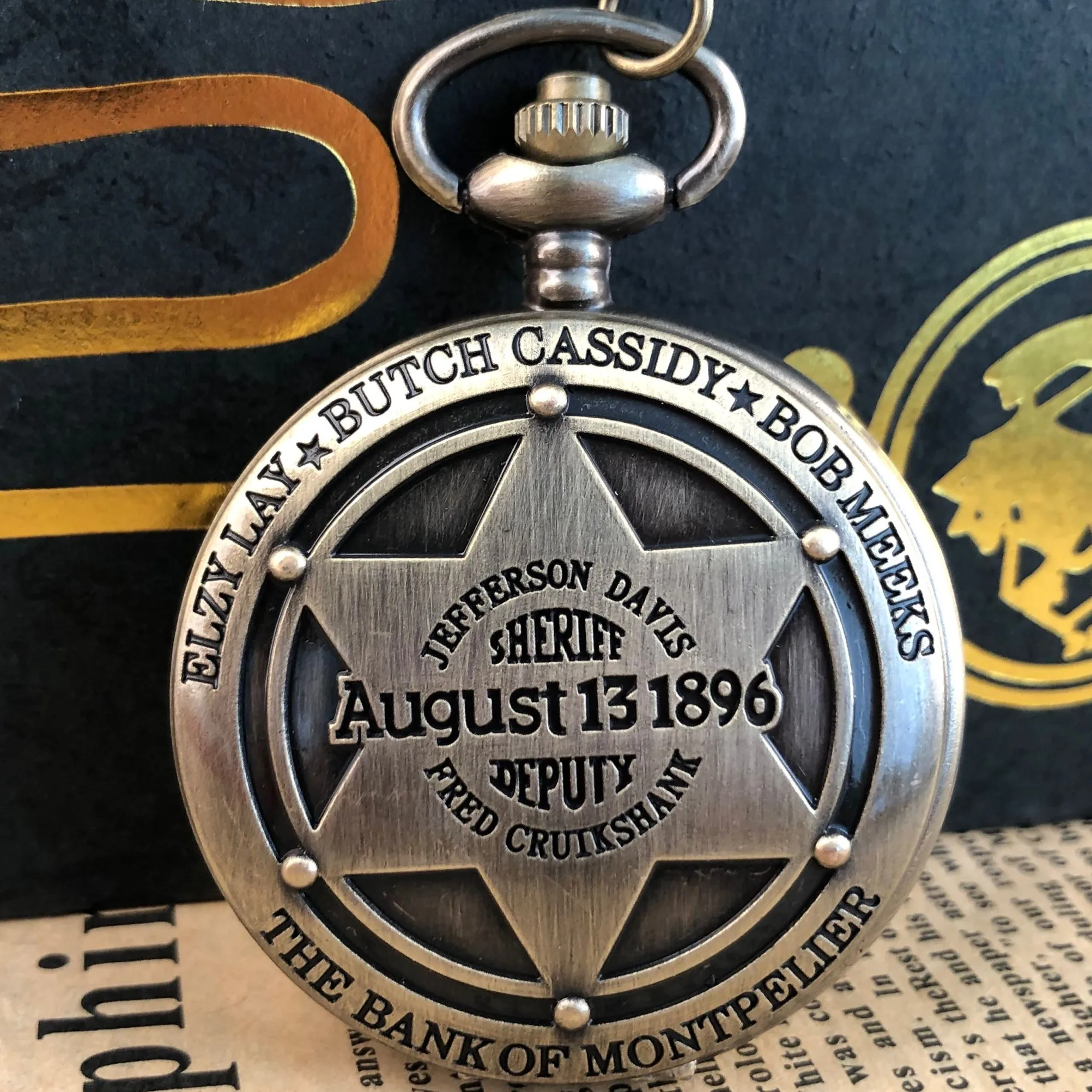 

Arabic Numerals Display Pocket Watches For a Grandad Personalised Vintage Pendant Necklace Gifts August 13 1896