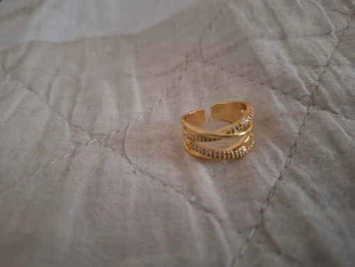 Fashion Gold Color Stainless Steel Rings photo review