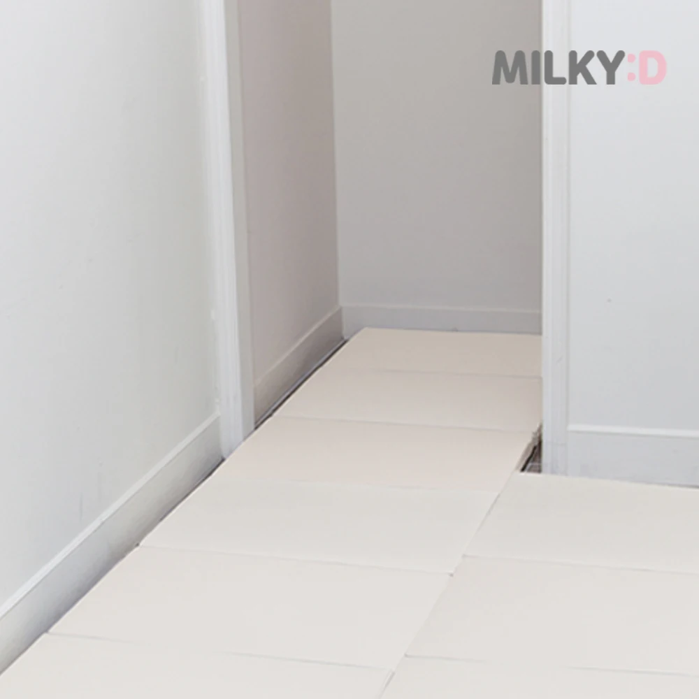 밀키디 틈새쏙 틈새 채움 자투리 아이 층간 소음 아기 거실 4단 유아 틈새 폴더매트 