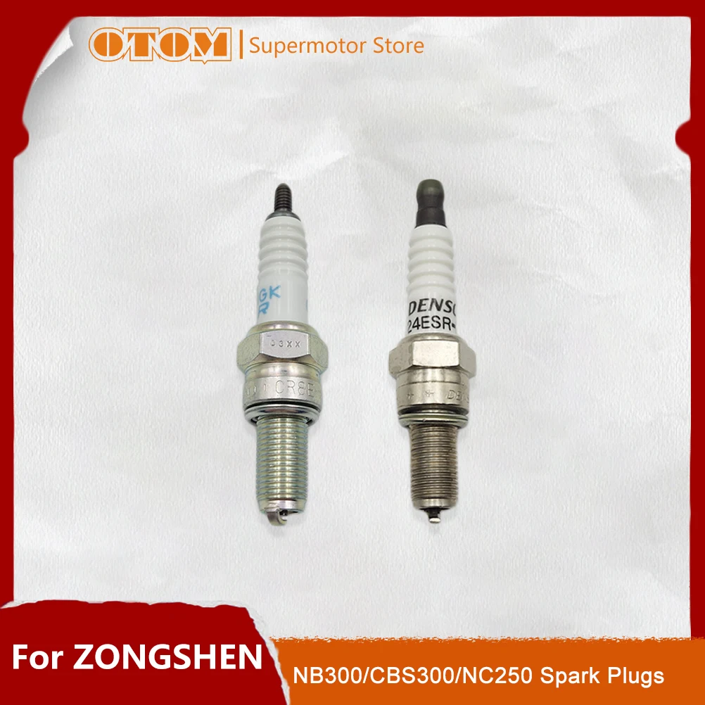OTOM-buj-a-para-motocicleta-Denso-U24ESR-NB-NGK-CRR8E-para-ZONGSHEN ...