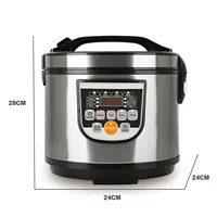 Cuiseur à riz Portable 5L camion électrique multi-cuiseur soupe bouillie cuisson des aliments vapeur alimentaire vapeur chaleur 6