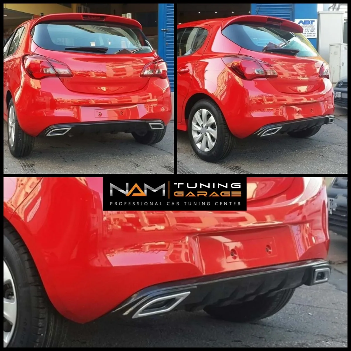 

Автомобильный спойлер, задние боковые разветвители, щитки для Opel Corsa E, дефлектор спойлера шасси, прочная защита