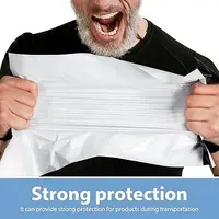 100-Pack Poly Mailers, 14.5x19 Inches, Self-Sealing Adhesive, Waterproof and Tear-Proof, White, for Clothing or Shipping. 2