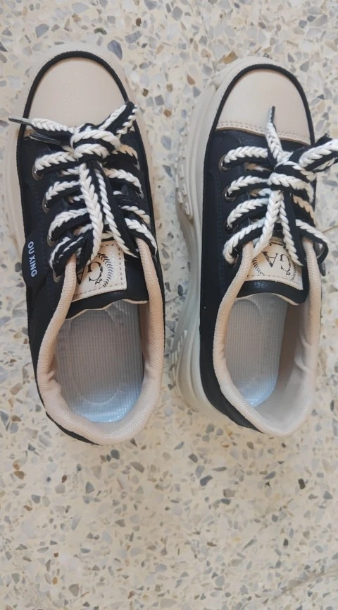 Retro Women Platform Shoes Spring Casual Adorable Sneakers