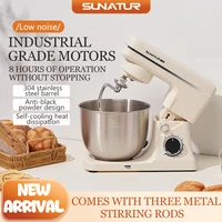 SUNATUR 5.5L New Planetary Stand Mixer Chef Machine Household Automatic Dough Kneading Home Appliance Professional 220V 1