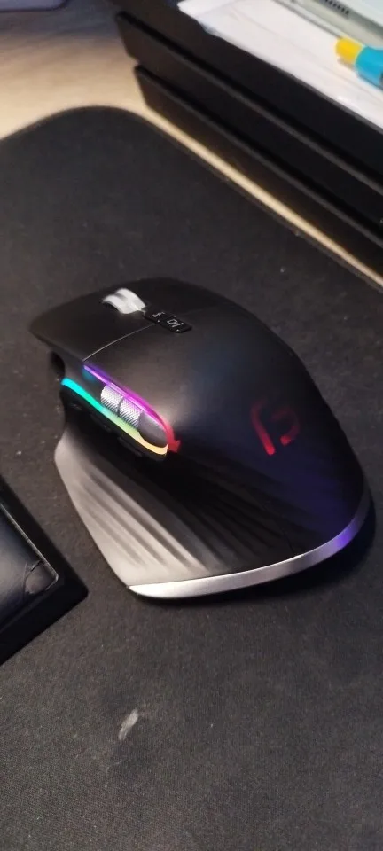 Ratón inalámbrico multidispositivo para ordenador, periférico óptico portátil ergonómico con Bluetooth 5,0 y 3,0, 2,4G photo review