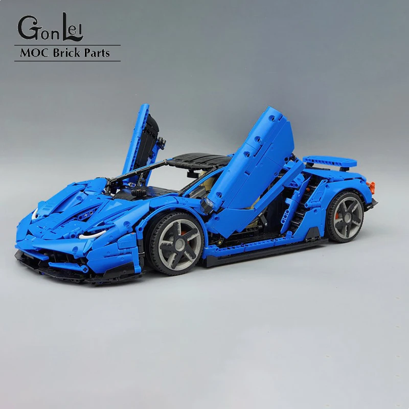 

Technical MOC Serries Centenario 1:8 hypercar Sports Car Daniel MOC-39933 Building Block Bricks Model DIY Toys Gifts