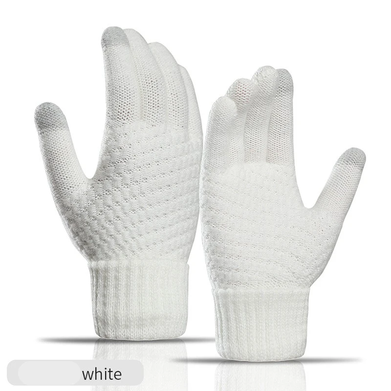 Winter Touch Screen Gloves Men Women Warm Stretch Knit