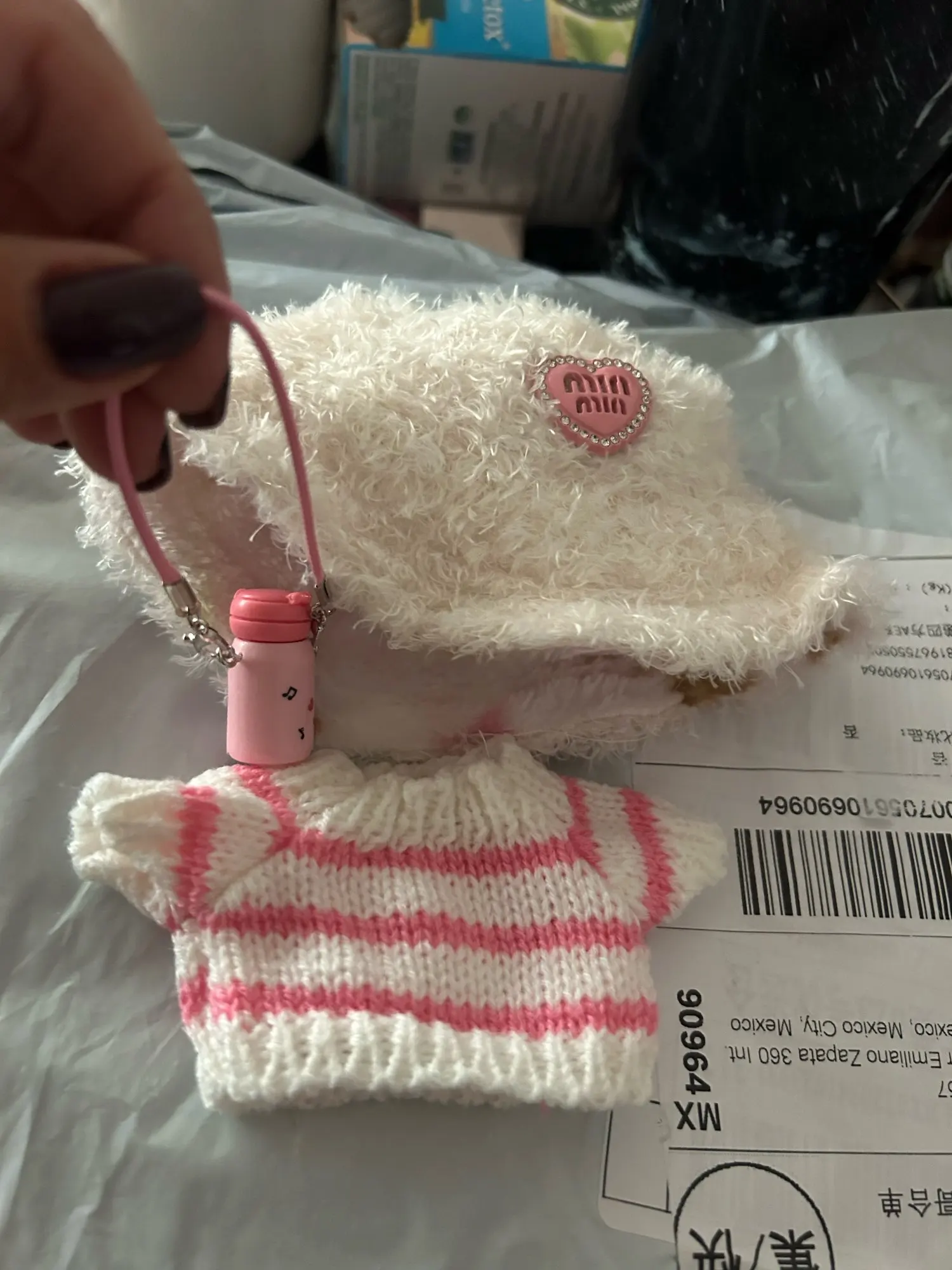 Labubu Doll Clothes: 15/17CM Idol Kpop Style Mini Plush Overalls Set photo review