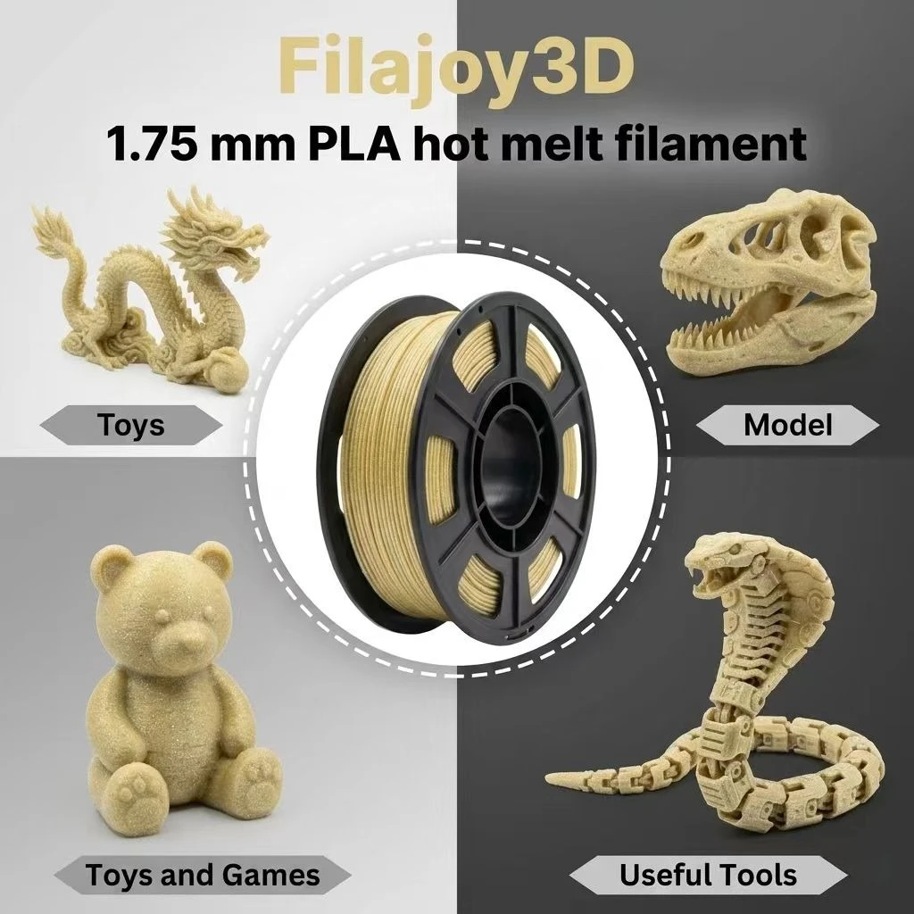 3D 프린터 필라멘트 갤럭시 글리터 PLA 필라멘트 1.75mm 3D 프린팅 필라멘트, 화이트 글리터 골드, 250g, 스풀
