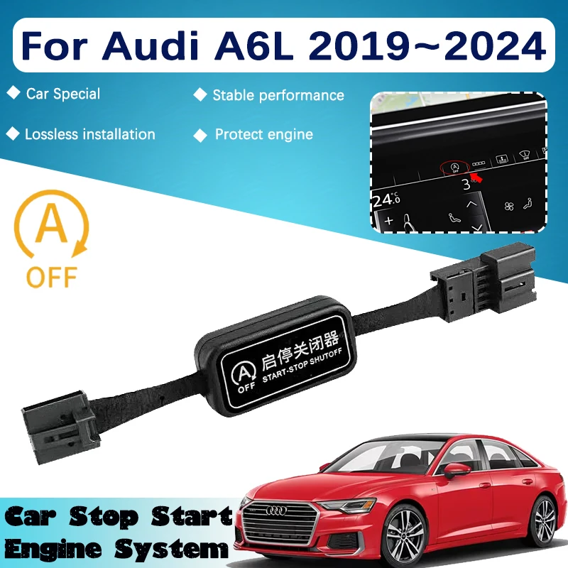 

Car Automatic Stop Start Engine System For Audi A6L C8 2019~2023 2024 Default Off Device Control Sensor Protect Auto Accessories