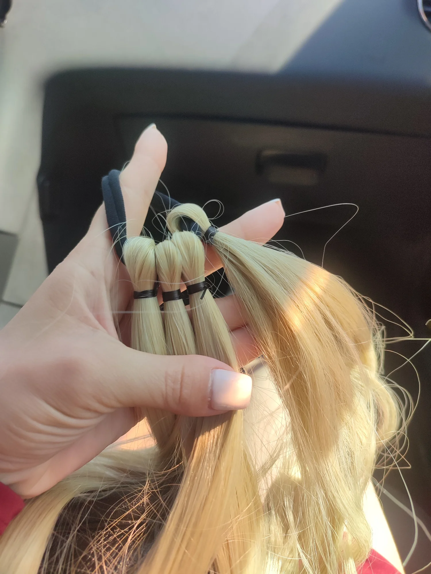 Synthetic Long Braided Ponytail Hair Rope Extension photo review