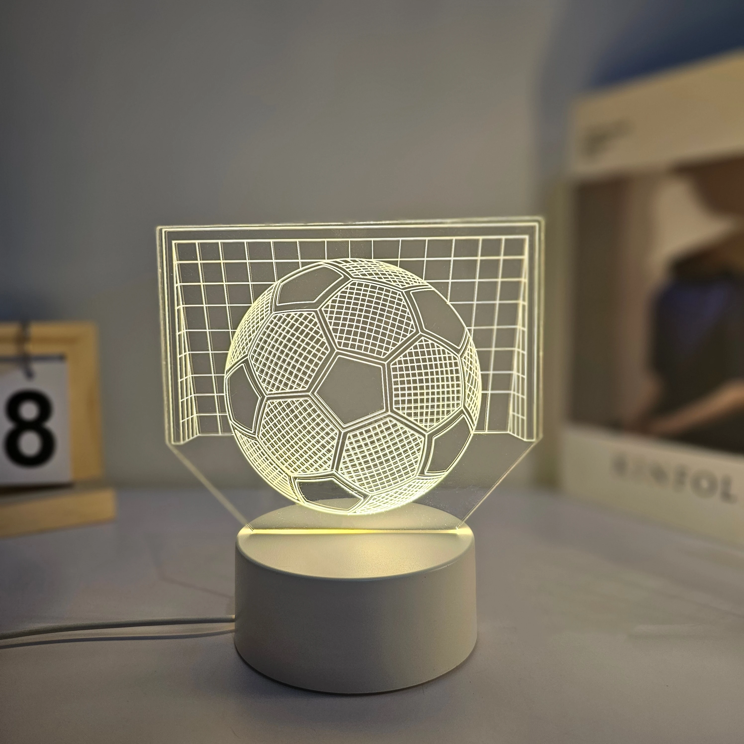 3D 크리에이티브 모델링 야간 조명, 축제 원피스, 방 테이블 장식