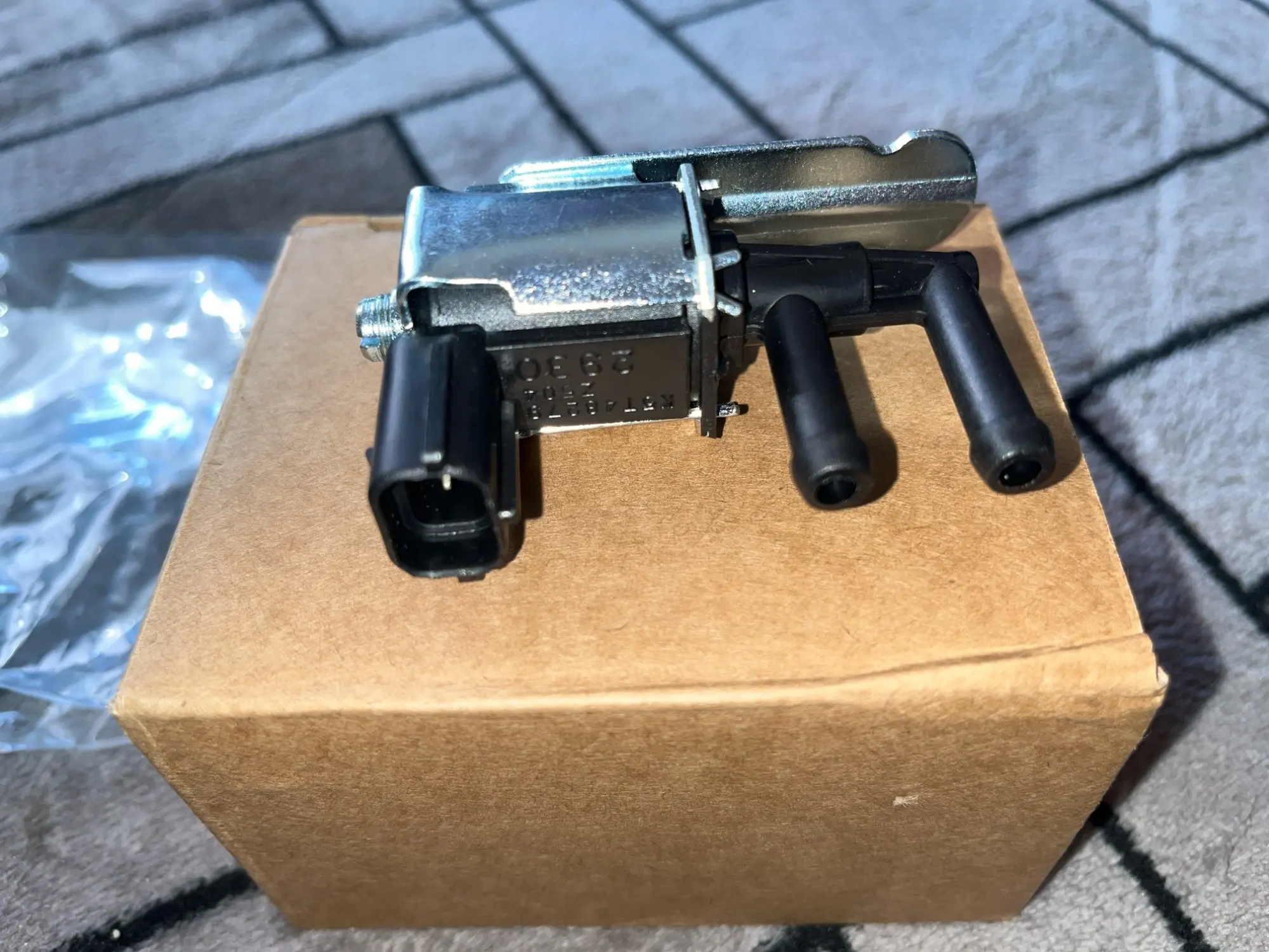 New OEM # Z504-18-741A Vapor Canister Purge Solenoid Valve for