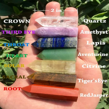 27 Kinds Natural Crystals Stone Tower Rose Quartz Point Obelisk Healing Wand Meditation Reiki Chakra Witchcraft Supplies Bulk 3