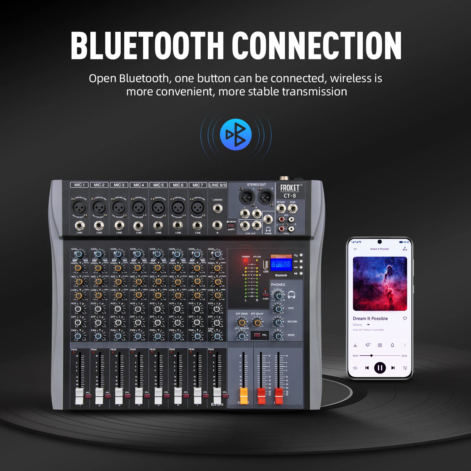 FX8 Mixing Console Six ChaFX8 Mixing Console Six Channel Mixer Bluetooth  Musical Instruments for Professional Recording Studios - AliExpress