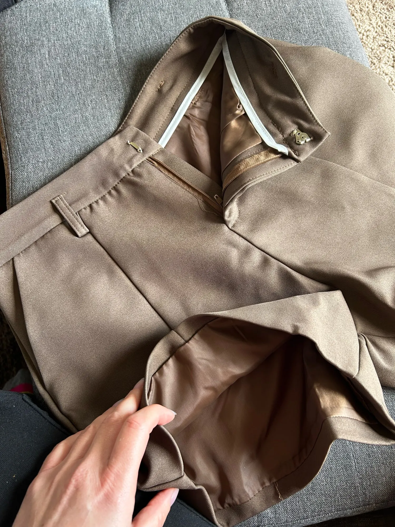 ITOOLIN Casual Women's Shorts A-line High Waist Short Chic Office Lady Shorts With Belted Vintage Female Trousers Spring Summer photo review