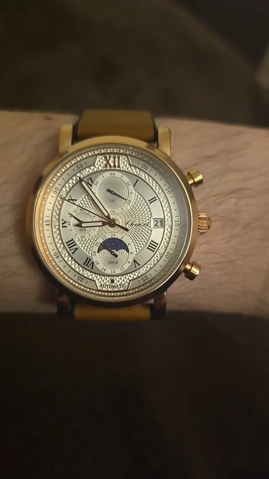 Chenxi 976 Men's Leather Chronograph Quartz Watch - Luminous photo review