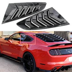 Rear Quarter Window Louvers For Ford Mustang 2015-2021 Scoops Spoiler Car Tunning Panel Side Air Vent Cover Windshield