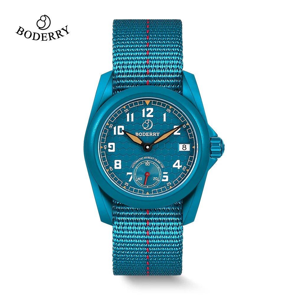 BODERRY Orologio automatico da uomo in bronzo Diver Orologio di lusso delle migliori marche Orologio da polso impermeabile 200M Orologio meccanico sportivo per uomo 1511 BODERRY Orologio automatico da uomo in bronzo Diver Orologio di lusso delle migliori marche Orologio da polso impermeabile 200M Orologio meccanico sportivo per uomo 1511