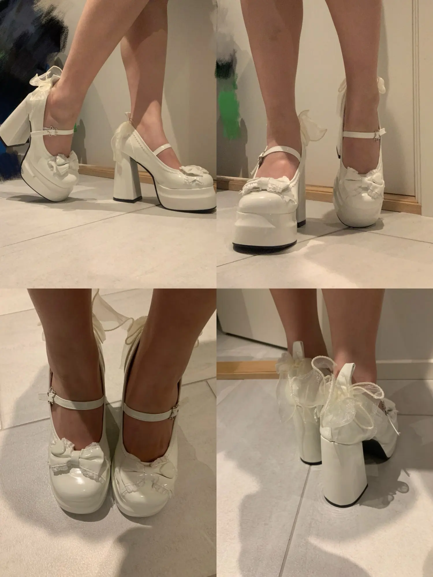 Starlit Lace-Bow Mary Janes photo review