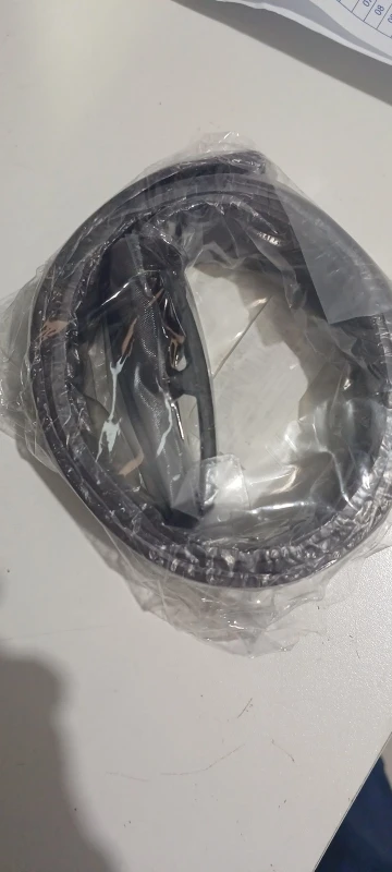 MIDNIGHT SOVEREIGN™ – Black Buckle Genuine Leather Belt photo review