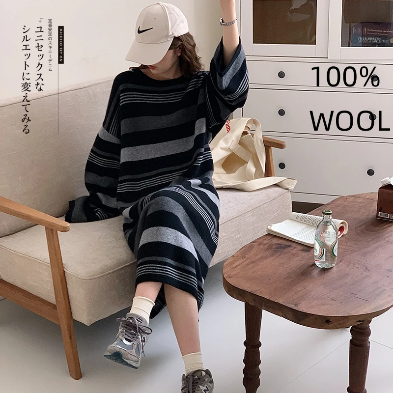 

Женское шерстяное платье-багги, осенние платья, наряды, одежда с длинным рукавом, макси платье женское женская летнее женский платья одежда сарафан для женские пляжная летние длинное свитер корсет белое сексуальное атл