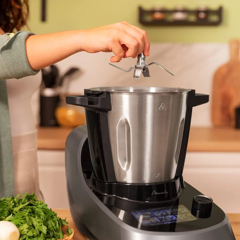 Cecotec Mambo Touch Multifunction Kitchen Robot with jug Habana. 1600 W, 37 functions, TFT 5 touch screen with built-in Cookbook, 3,3 litres, APP, scale and stainless steel jug, robot de cocina cecotec - Vimarsana News