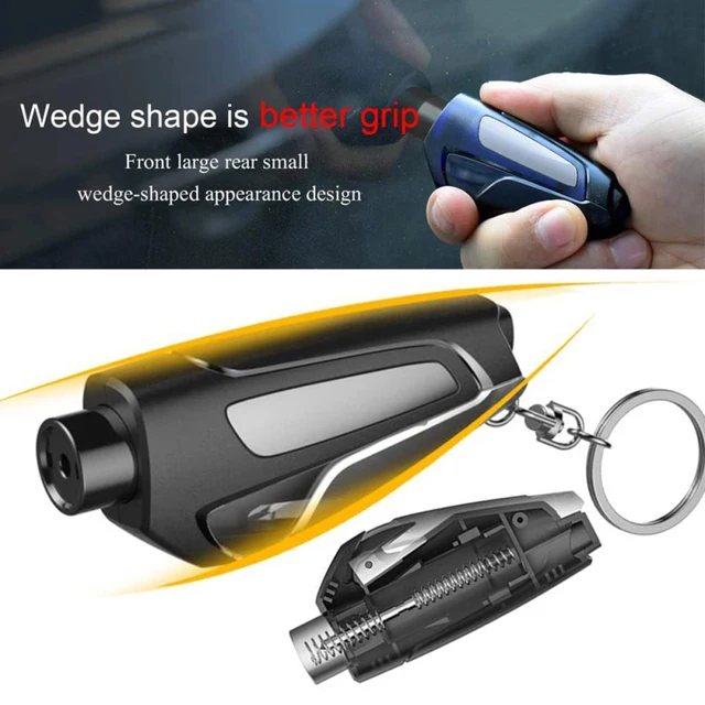 Auto Sicherheit Hammer Werkzeug Auto Fenster Glas Breaker Sitz Gürtel  Cutter Keychain Tragbare Notfall Flucht Rettungs Werkzeuge Dropshipping -  AliExpress