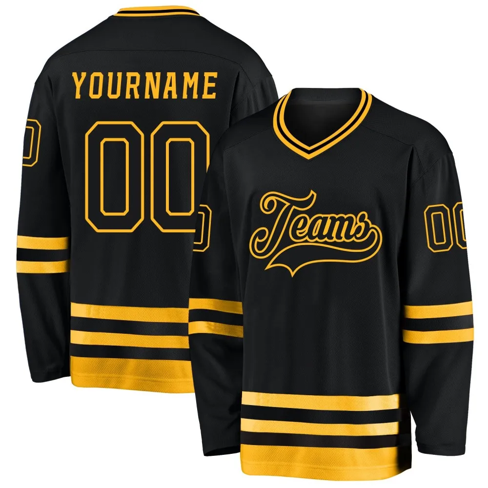 Wholesale Personalized Custom Ice Hockey Jerseys Fashion Print Team Name  Number Breathable Team Sports for Men/Women/Youth