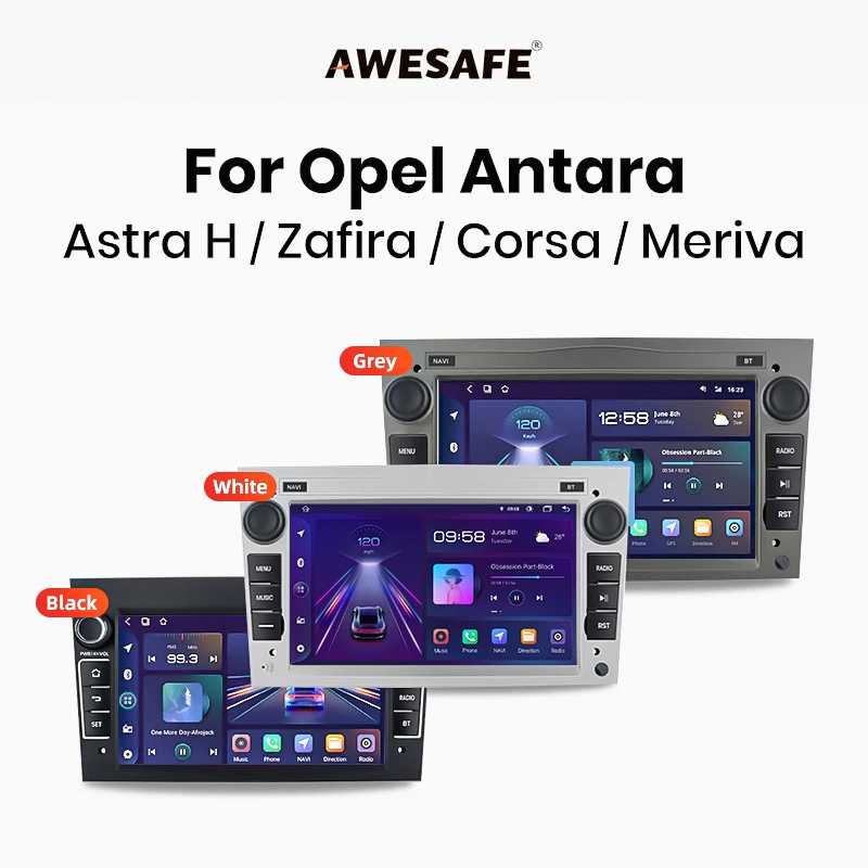 Awesafe Carplay Android Auto Radio Per Opel Astra H J Vectra Vauxhall Antara Zafira Corsa C D Vivaro Meriva Veda Car Autoradio