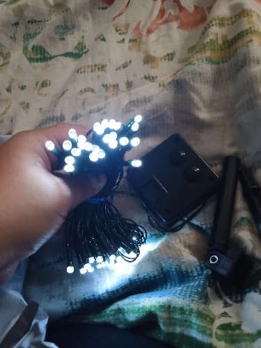 Guirnalda de luces Led Solar para jardín, lámpara impermeable para exteriores, 6V, para Navidad, vacaciones, fiesta, decoración del hogar, 20/50 photo review