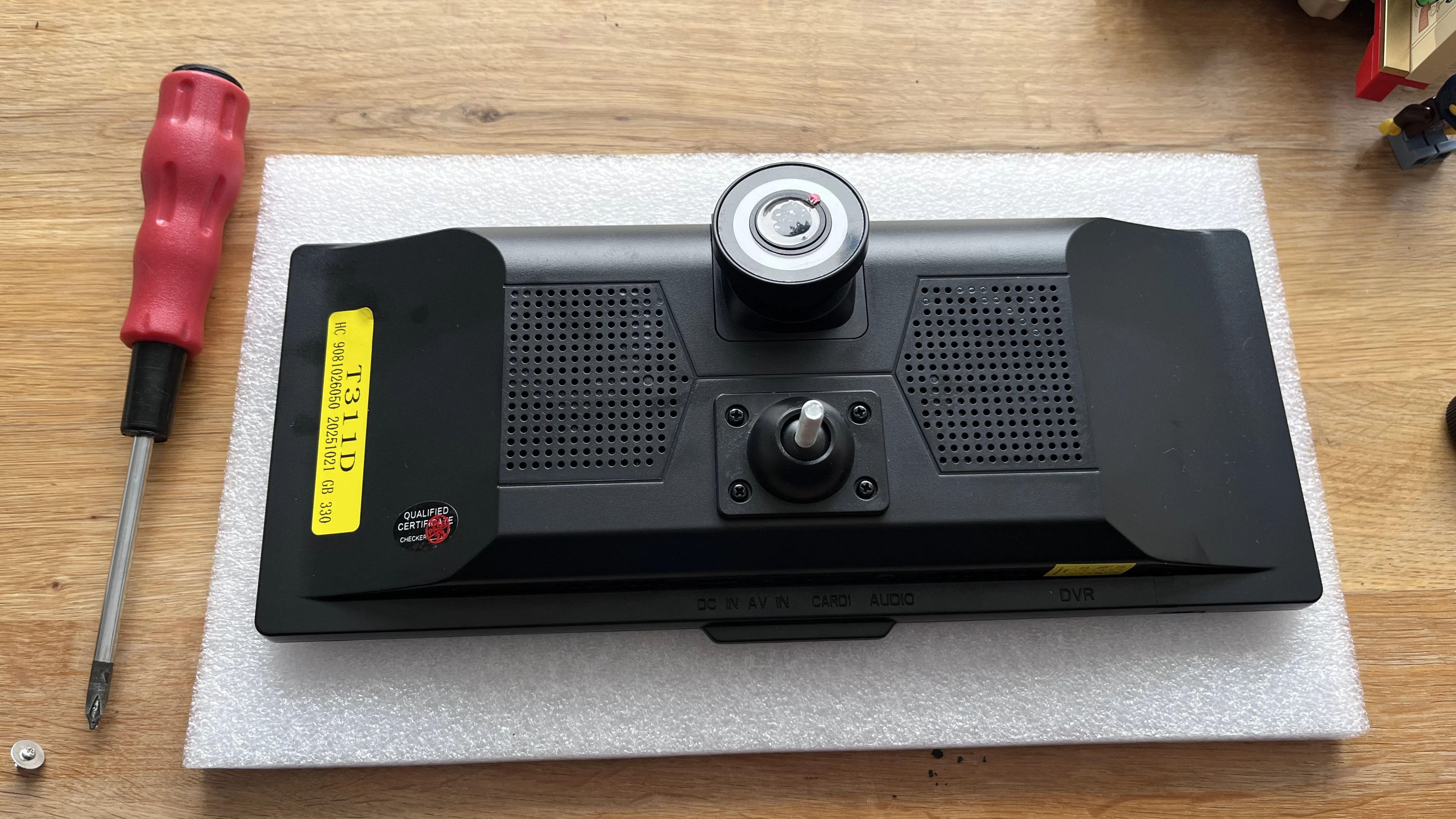 Srnubi 11.26" Dash Cam Rearview Carplay Android Auto 4K DVR Navigation Player Dual Lens Recorder Dashboard WIFI BT AUX GPS FM photo review