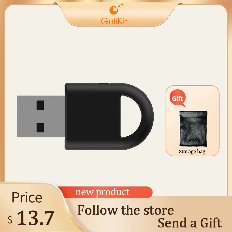 Gulikit Wireless Controller Adapter Ricevitore Dongle Per Gulikit Kingkong Controller Xbox One Xbox Series Gamepad Per Windows
