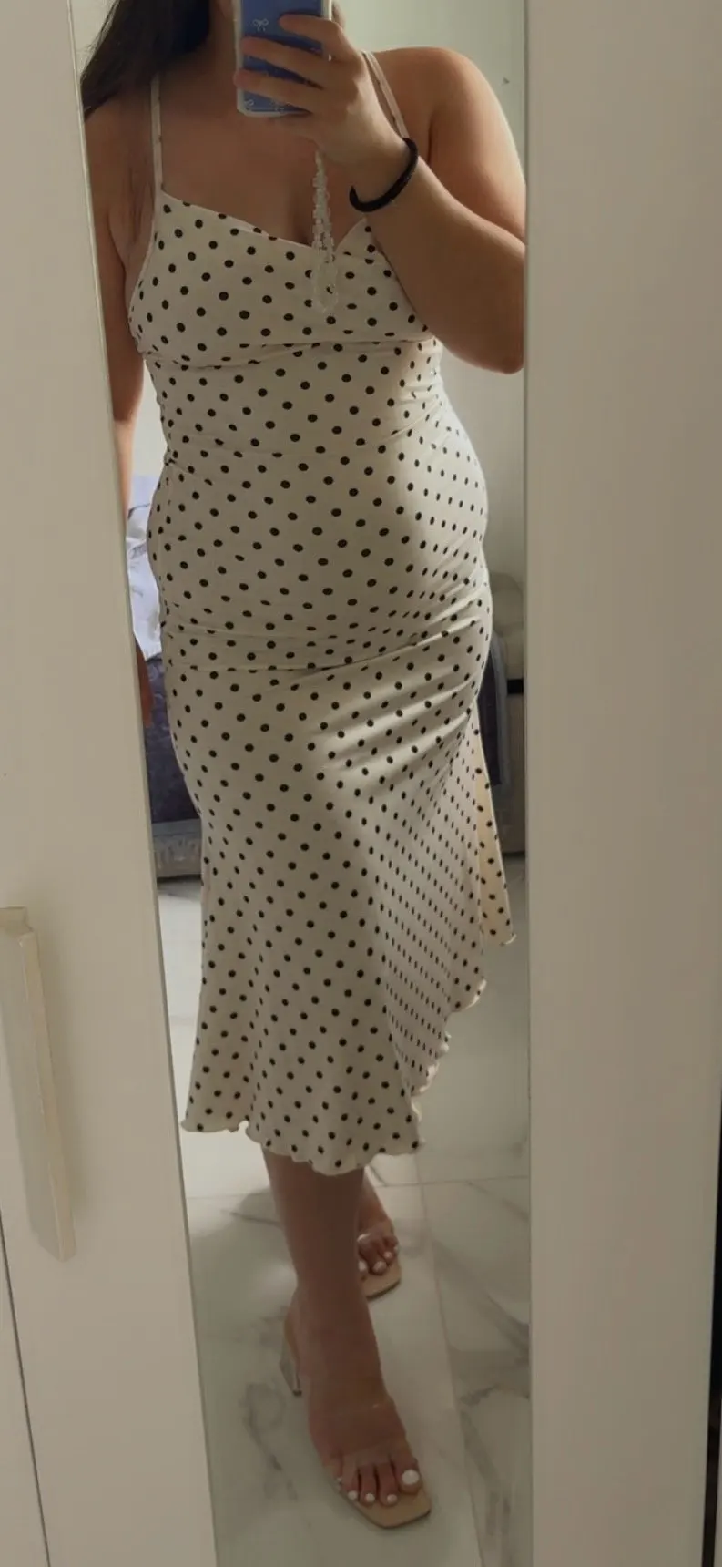 Backless Polka Dot Mermaid Dress - Spring Date Night Essential photo review