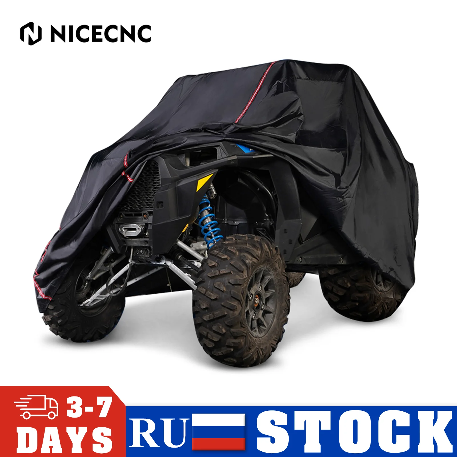 Nicecnc Vehicle Storage Utv Cover Da Rain Karting Per Polaris Ranger 400 500 Ev Rzr 570 800 Xp 1000 900 Xp Turbo Can-Am Honda