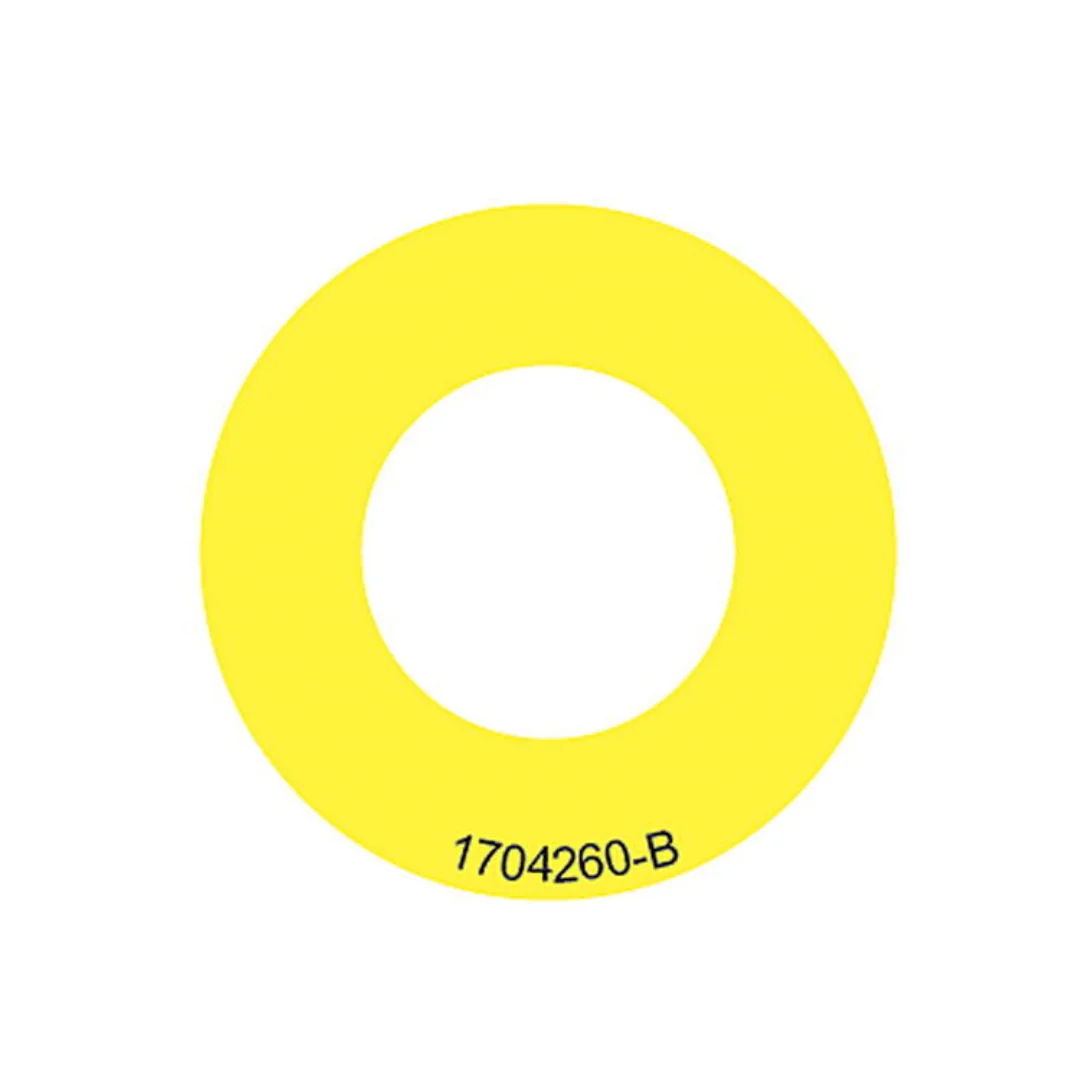 

Boom Lift Decal circle 1704260JLG Used for JLG Boom lifts