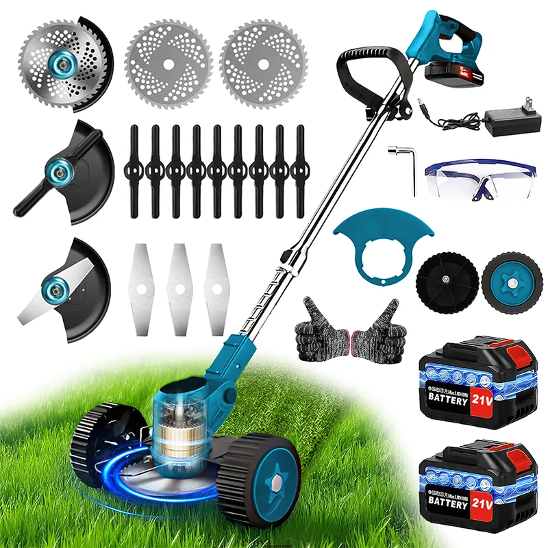 Cordless Lawn Mower and Trimmer 1