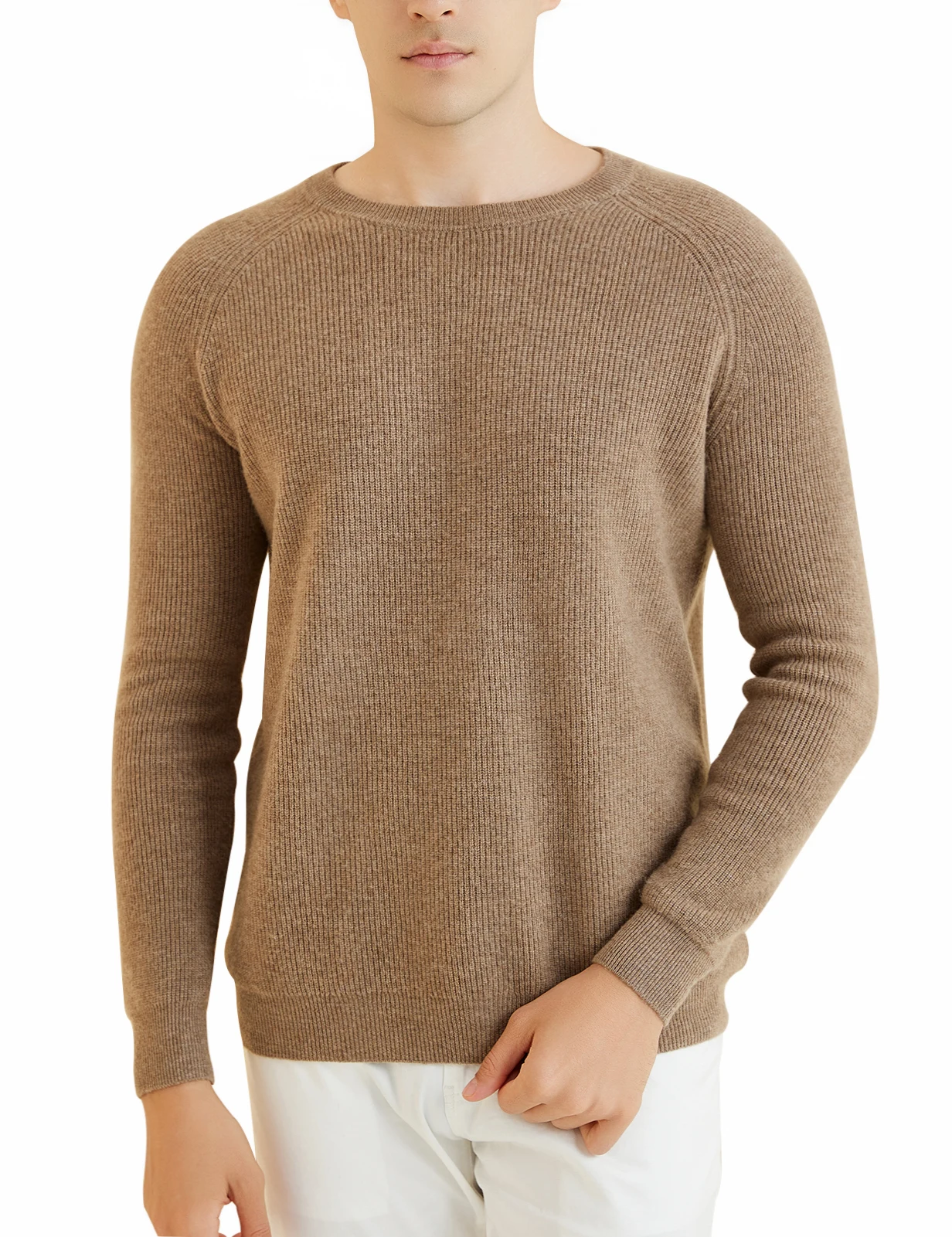 Men's Sweater 100% Merino Wool Knit Sweater 2023 Fall Winter Warm Long Sleeve Crewneck Pullover Male Tops Korean Luxury Clothing 6