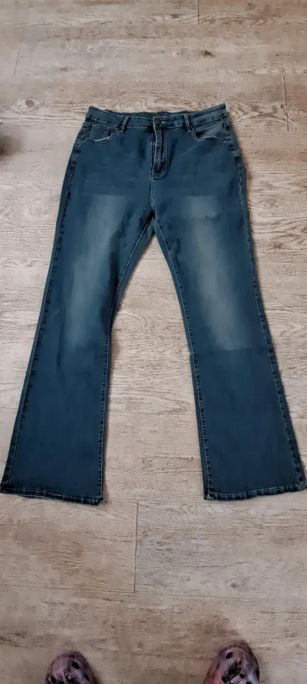 Women's High Waist Hip Lift Straight Jeans photo review