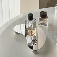 Irregular Shape Acrylic Tray Aromatherapy Perfume Jewelry Organizer Display Tray Light Luxury High-end Home Decor Ornament 1