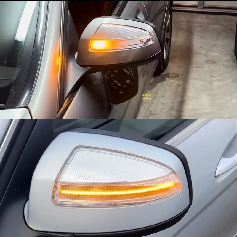 Car LED Rearview Mirror Turn Signal Light for Mercedes-Benz C Class W204 S204 W6