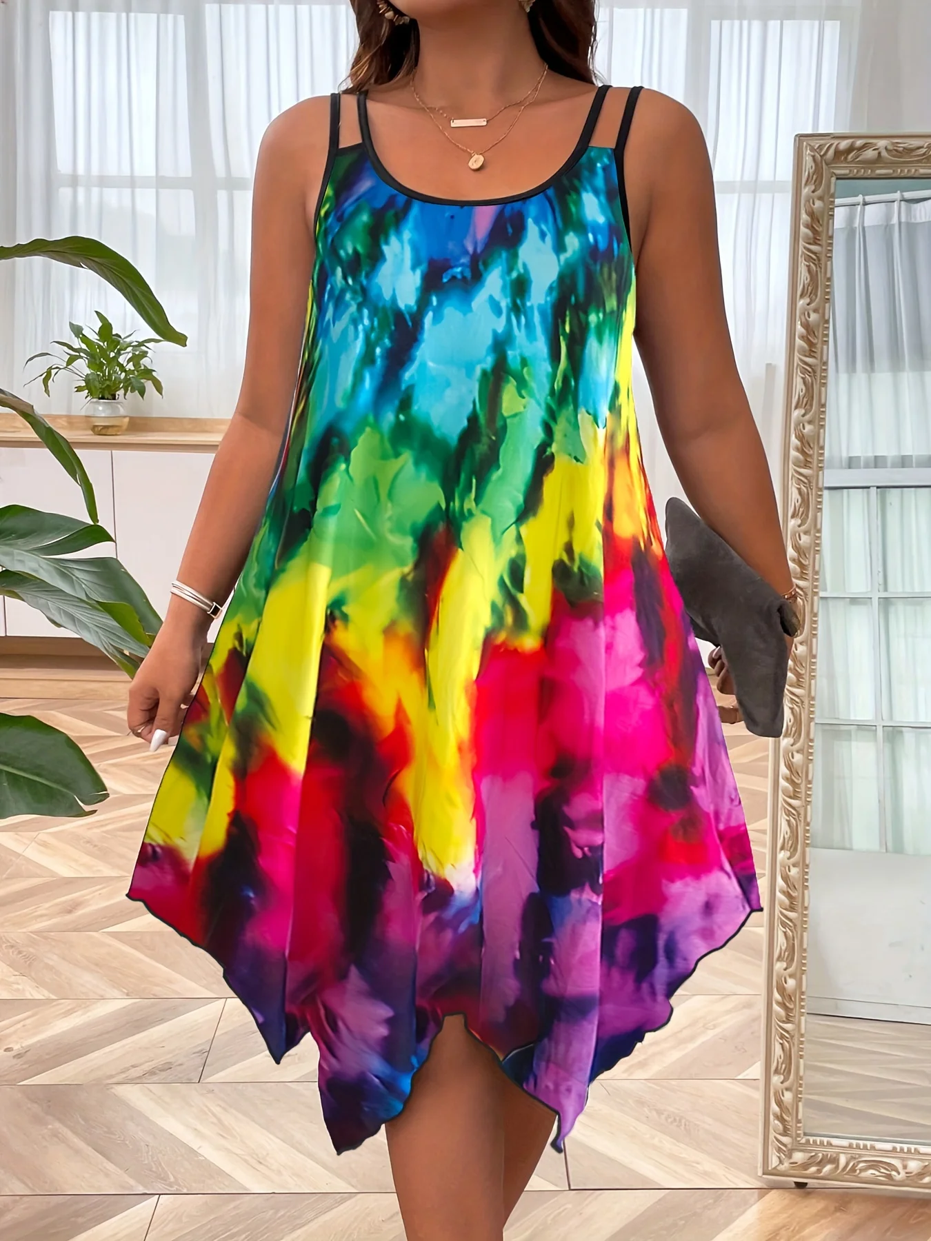 Spaghetti-Strap Dress
