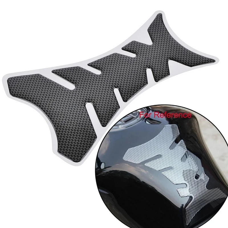 Universal Motorcycle 3D Fishbone Modified Stickers Carbon Fiber Fuel Tank Pad Protector Descals For Honda Yamaha Kawasaki Suzuki