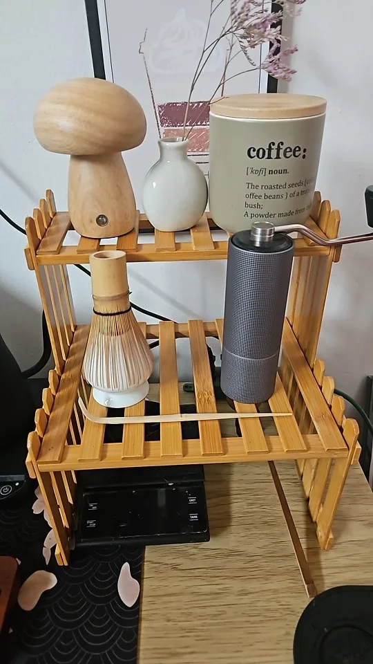 Two tiers boho plant shelf photo review