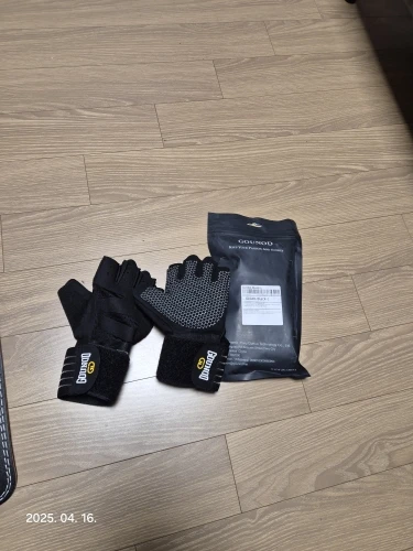 GOUNOD Weightlifting Gloves Wristband Support Breathable Anti-Slip Sports Gym Gloves photo review