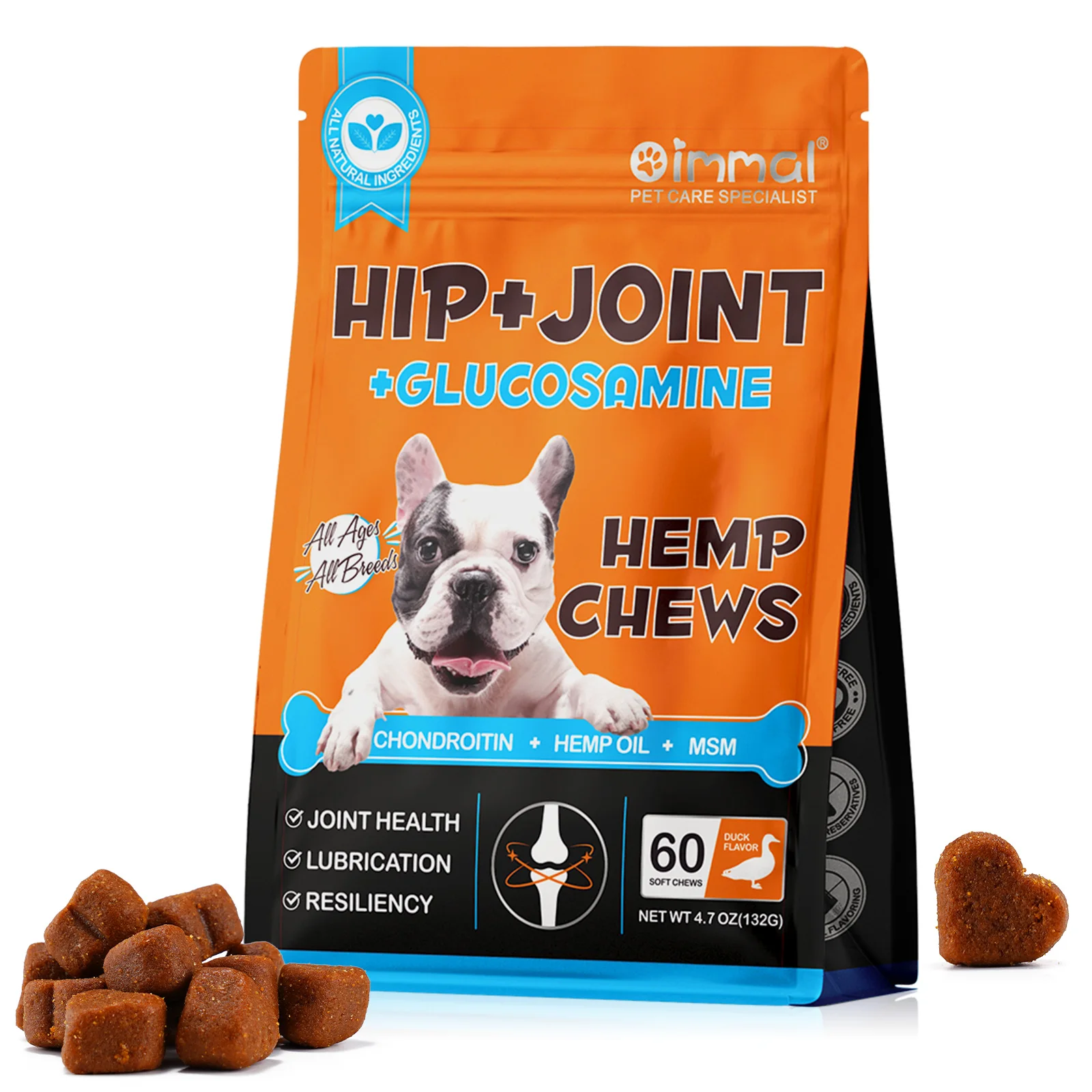 Hip and Joint Supplement with Glucosamine for Dogs 170 Dog Joint Pain Relief Treats Chondroitin MSM Dog Supplement Health pet nutrition supplement pet multivitamin supplements