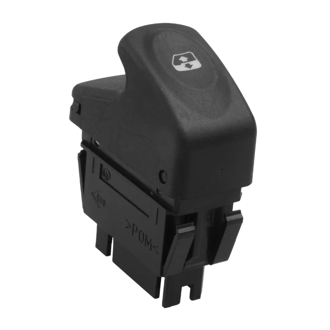 Pulsante Di Apertura A Finestra Singola A 6 Pin Per Renault Clio 2, Megane 1, Kango (Nero)