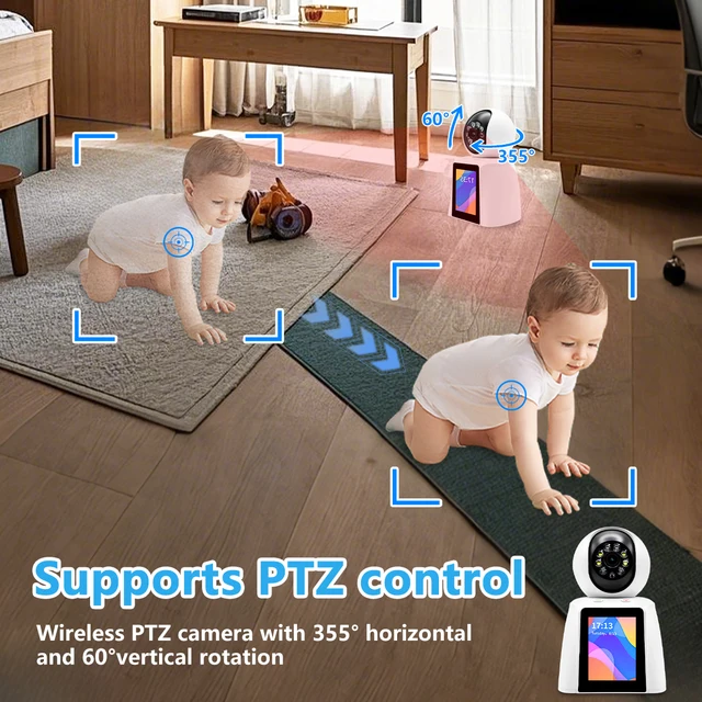 E3P Smart Wireless PTZ Security Camera - 3MP HD, Smart Detection, Night Vision, Two-Way Audio, Ideal for Baby/Elderly/Pet 6