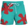 Floral Random Luxury Print Men Casual Comfy Drawstring Shorts With Pockets For Summer Beach Sports Oversized Casual Loose Shorts 2